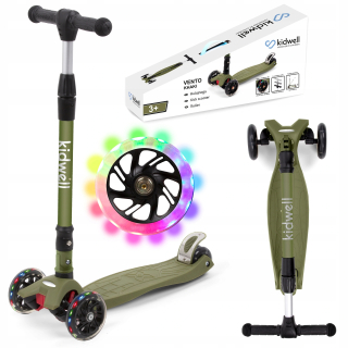 Trojkolesová kolobežka Kidwell HUBAVEN01A3 Black, Green